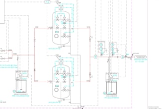 design professional pfd or flow diagrams for oil and gas processes
