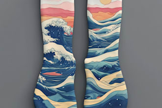 design unique socks design for your brand