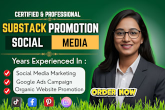do organic substack promotion,to increase subscribers, page, newsletter and link