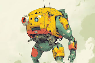 design your star wars, warhammer character illustration
