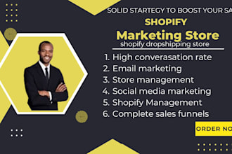 boost sales, promote shopify store, dropshipping markketing, ecommerce store