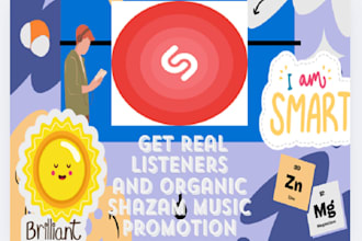 do get real listeners and organic shazam music promotion