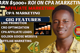 build cpa marketing, promote cpa golden goose offer cpa link promotion