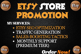 etsy store shop promotion etsy seo to boost etsy store shop traffic sales