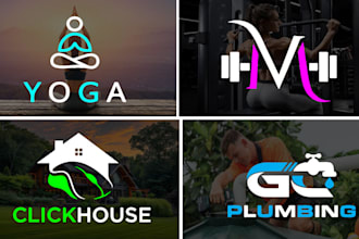 make modern minimalist logo design for your brand