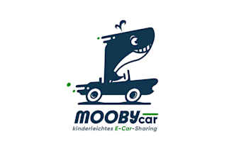 design traditional e car sharing platform logo