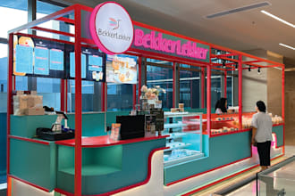 design shopping mall booth, retail store booth, fnb stand, stall, and kiosk