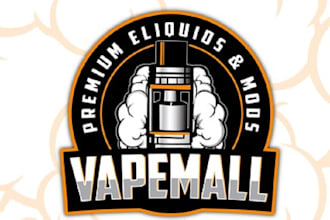 design delightful amazing vape shop logo