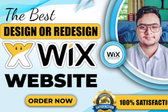 redesign wix website, design wix studio website,  create animated wix ecommerce