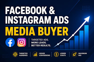 be your facebook and instagram ads media buyer expert