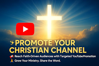 elevate your ministry professional christian youtube promotion meaningful growth