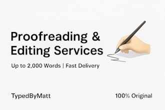 professionally type, edit, or format your documents