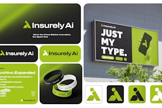 design business logo, brand identity, branding kit and brand style guide