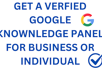 make standard and approve google knowledge panel for individual or business