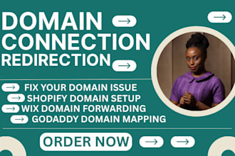 connect fix transfer, or redirect your domain for shopify godaddy wix, wordpress
