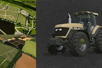 create a custom mods for farming simulator f22 f25 car truck