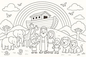 design 3d line art children illustration, book cover design adobe illustrator