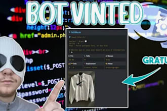 build vintage bot, vinted bot, zillow bot, discord bot, auto checkout bot