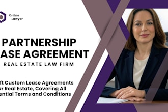 be lease agreement for real estate, contract drafting, legal consulting