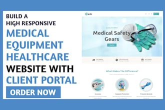 develop medical website healthcare dental doctor website with client portal