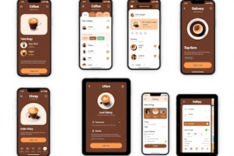 build coffee shop app, coffee shop website, coffee marketplace app, loyalty app