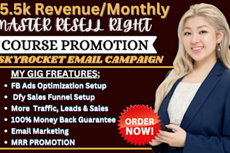 do master resell right promotion course for passive income