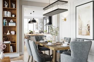 design a stylish airbnb interior for small apartments