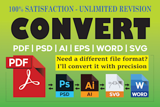 convert PDF to high quality editable documents