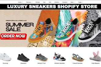 luxury sneakers shopify store footwear store sneakers website, shoe website
