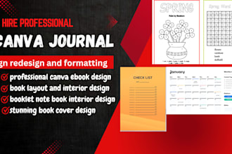 design canva ebook kdp journal planner book formatting training manual booklet