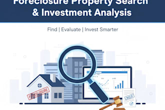 do foreclosure property search and investment analysis