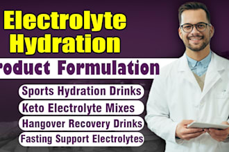 formulate electrolyte and hydration drinks or powders