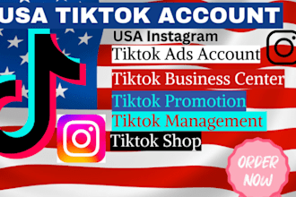 create usa instagram, usa tiktok account and warm account up for more stability