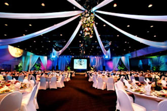 do 3d stage design, 3d event conference area, 3d concert show, exhibition, booth