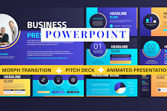 business powerpoint presentation animated presentation and morph transitions