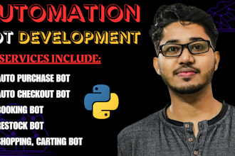 develop auto purchase bot, shopping bot, restock bot, checkout bot, booking bot