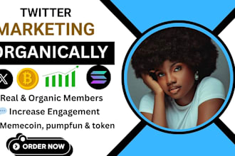do twitter growth crypto pumpfun token x marketing to get real organic followers