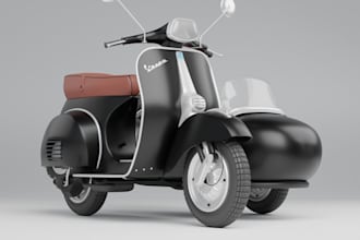 scooster bike 3d design,racing bike,cargo bike,ue5,gtav bike,real moto,rendering