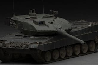 do custom 3d hard surface model, mechanical parts, tank model for 3d printing