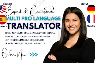 translate books, spanish, french, german, japanese, english book translation