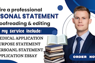 proofread and edit personal statement for medical school  application essay