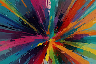 paint digital professional abstract art by hand
