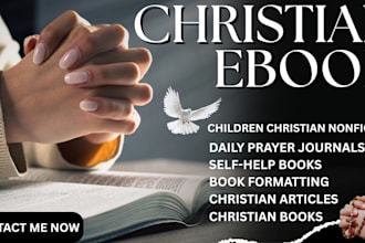 ghostwrite and format your christian ebook, devotional, or prayer journal