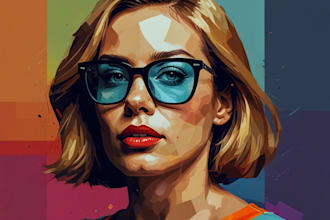 make a beautiful wpap pop art portrait