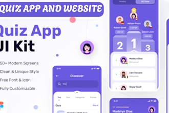 develop ai quiz app, ai course generator app, education app, online course app