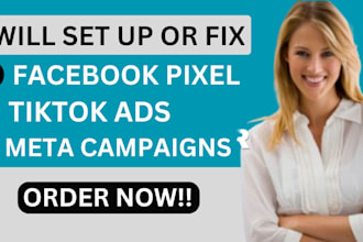 setup fix facebook pixel conversion api, tiktok pixel ads, shopify marketing