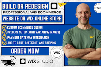 build or redesign a professional wix ecommerce website or wix online store