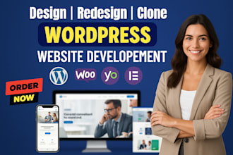 build, design, develop custom api wordpress website, PHP laravel HTML CSS react