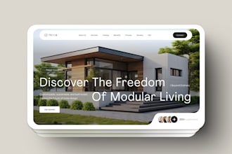 develop a corporate website or customize a web template