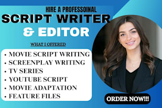 write movie script, film script, movie script writing screenplay, script writing